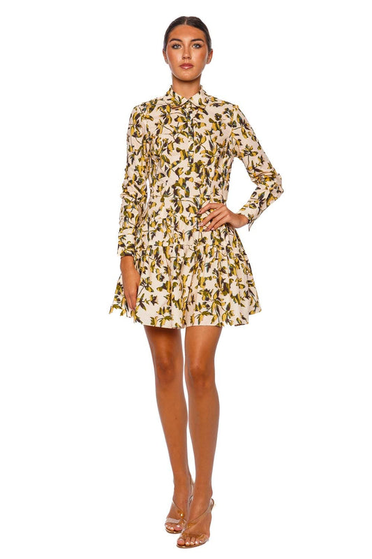 Nanette Floral Long Sleeve Mini Dress