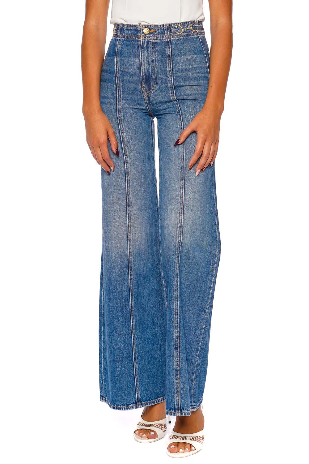 The Delphine High Rise Wide Leg Jean