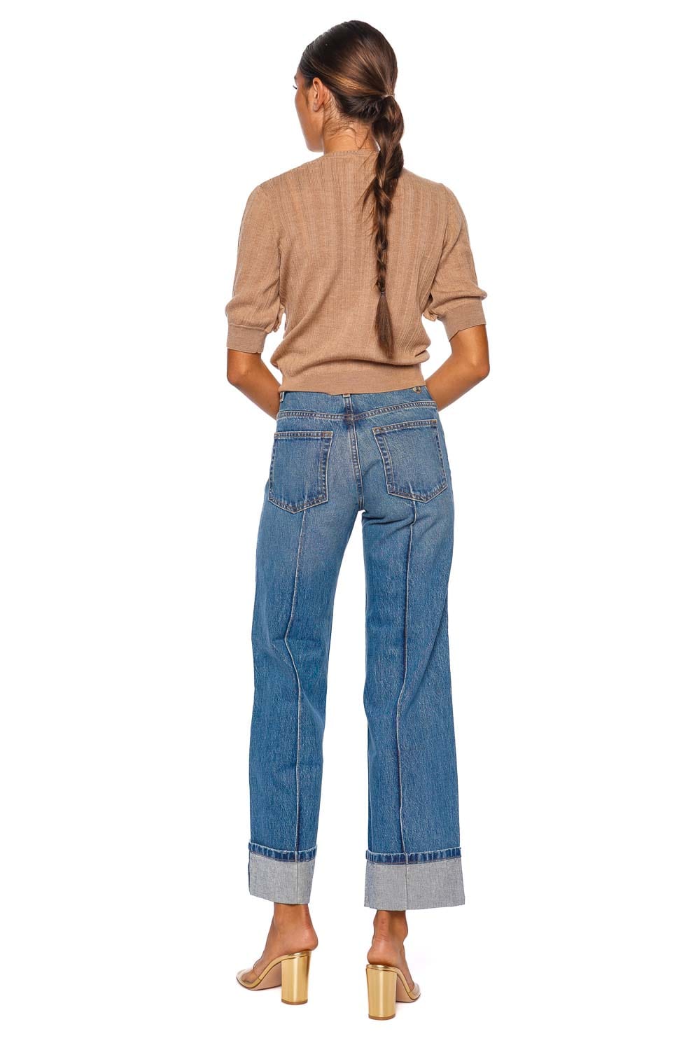 Genevieve Danube High Rise Wide Leg Jean
