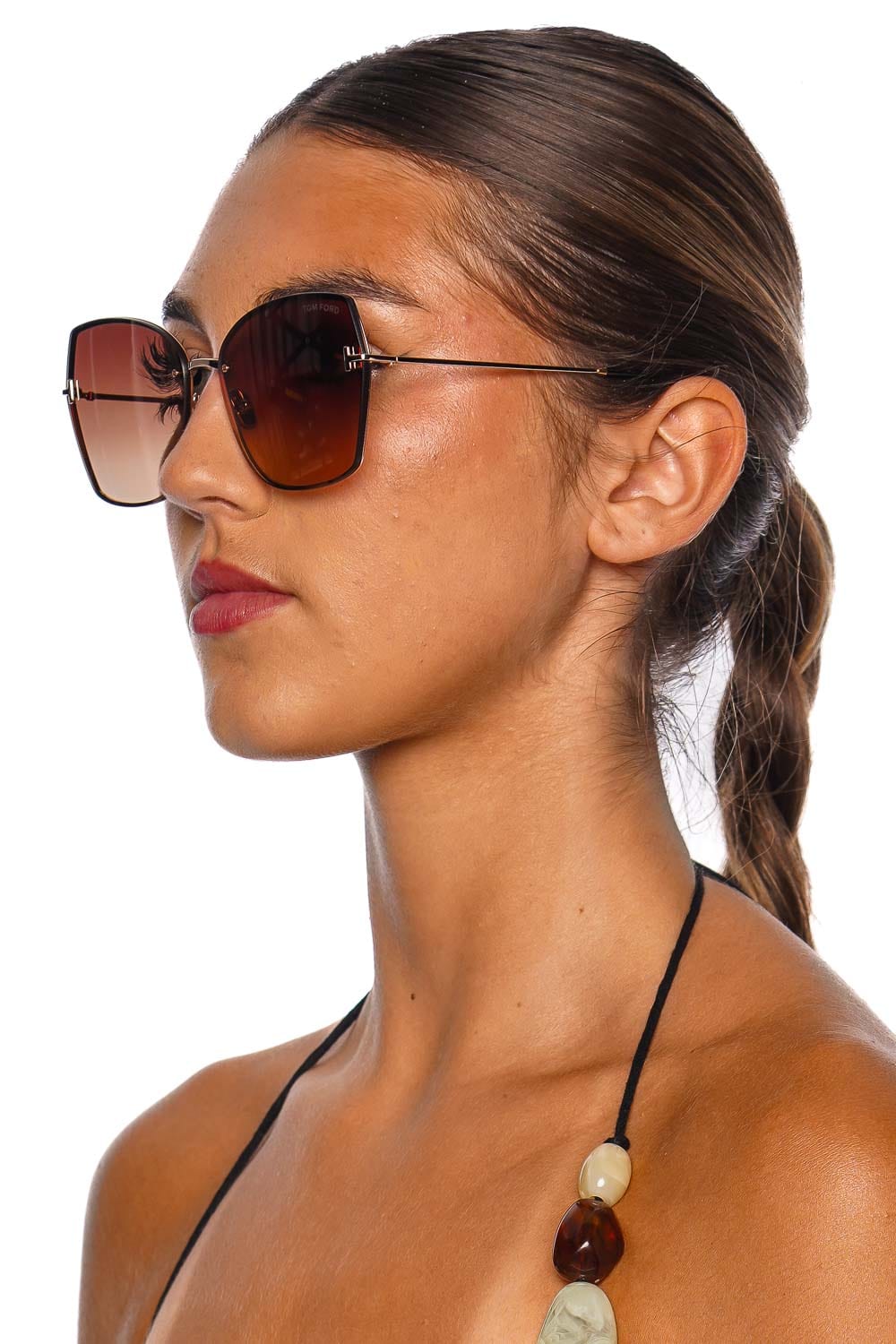 Nickie Rose Gold Butterfly Sunglasses