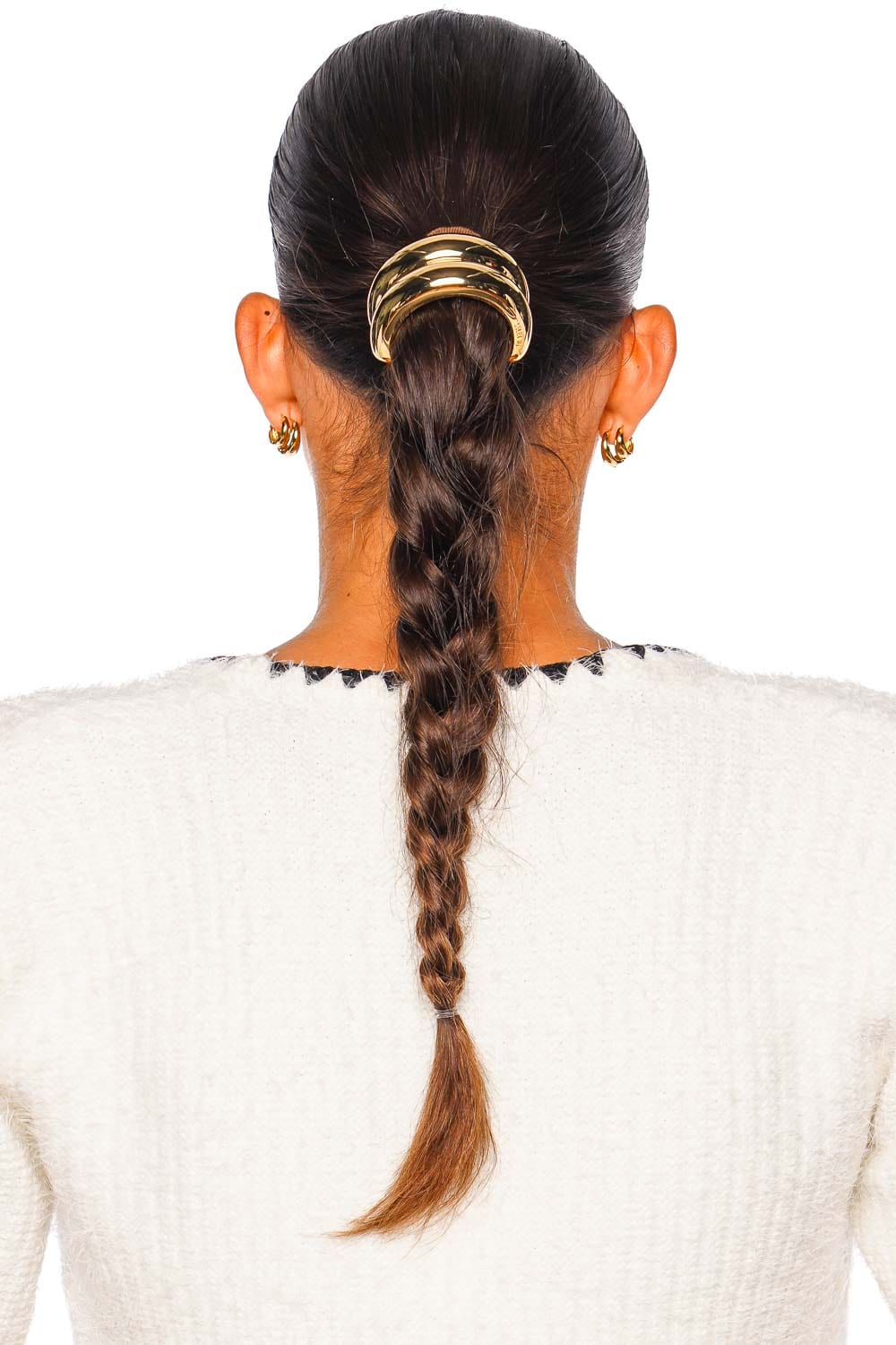 Glossy Gold Double Arch Pony Cuff