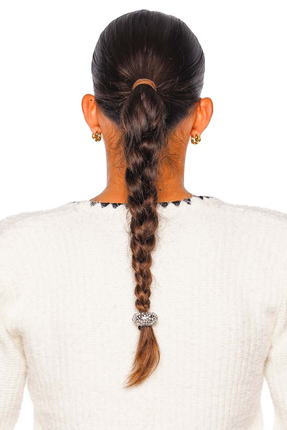 Mini Dome Silver Pave Pony Cuff