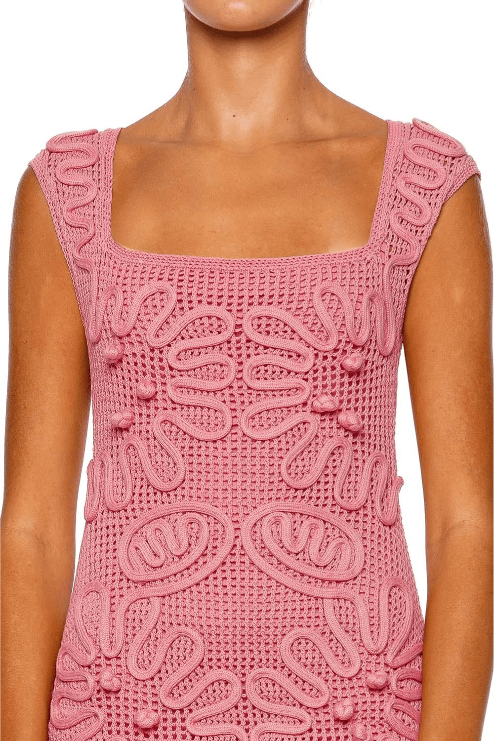 Chimi Bubble Cord Knit Mini Dress