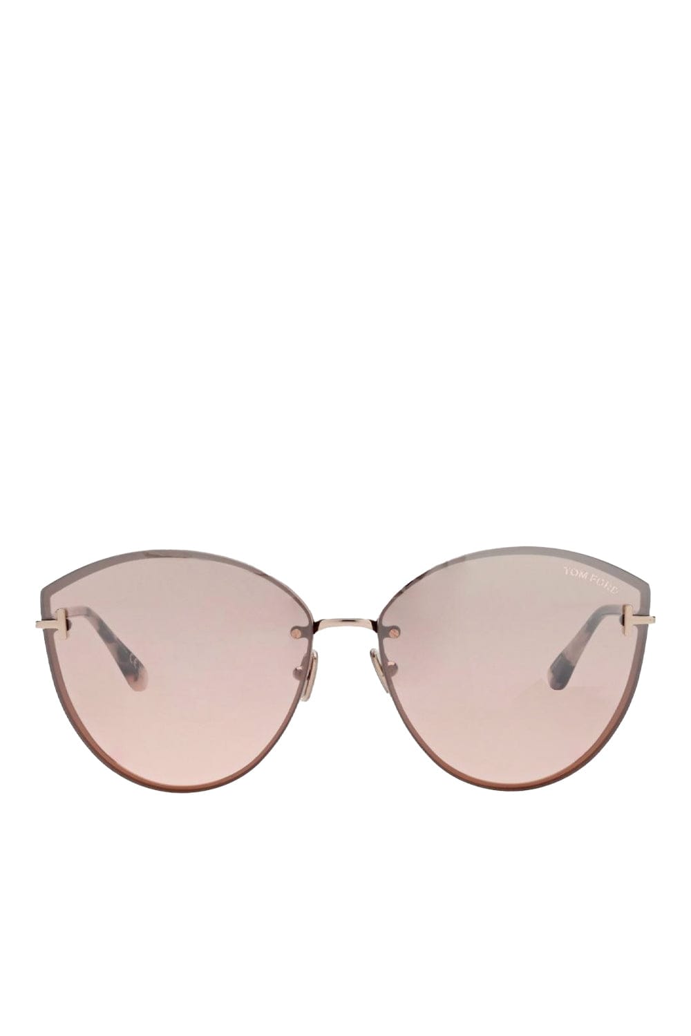 Evangeline Rose Gold Cat Eye Sunglasses
