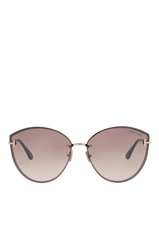 Evangeline Brown Cat Eye Sunglasses