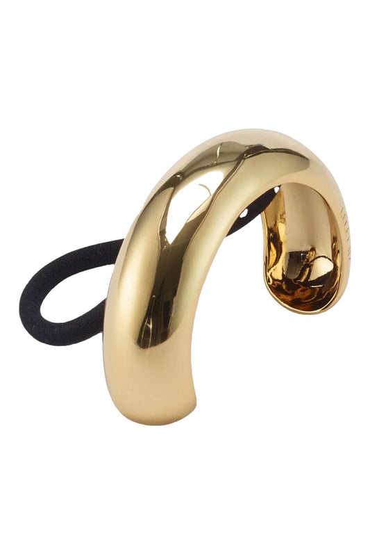 Glossy Gold Arch Pony Cuff
