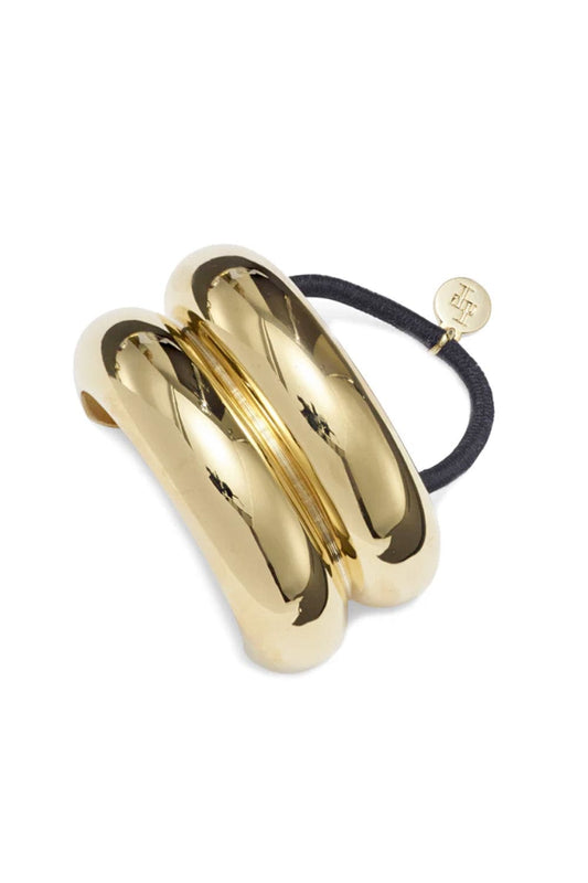Glossy Gold Double Arch Pony Cuff