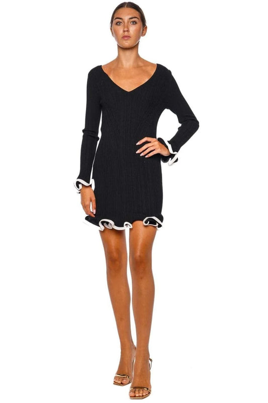 Avalon Ruffled Kit Mini Dress