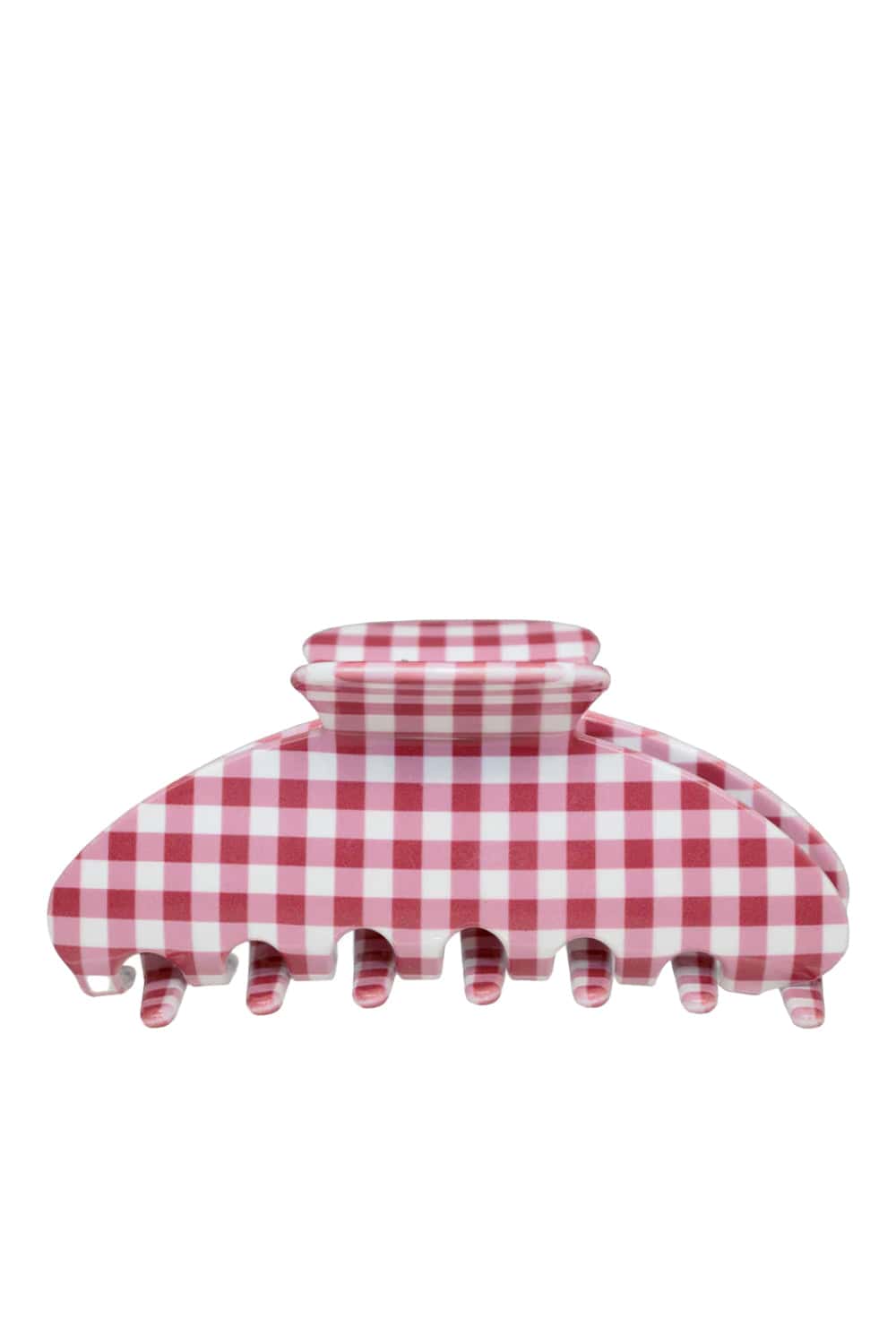 Cherry Gingham Big Effing Claw Clip