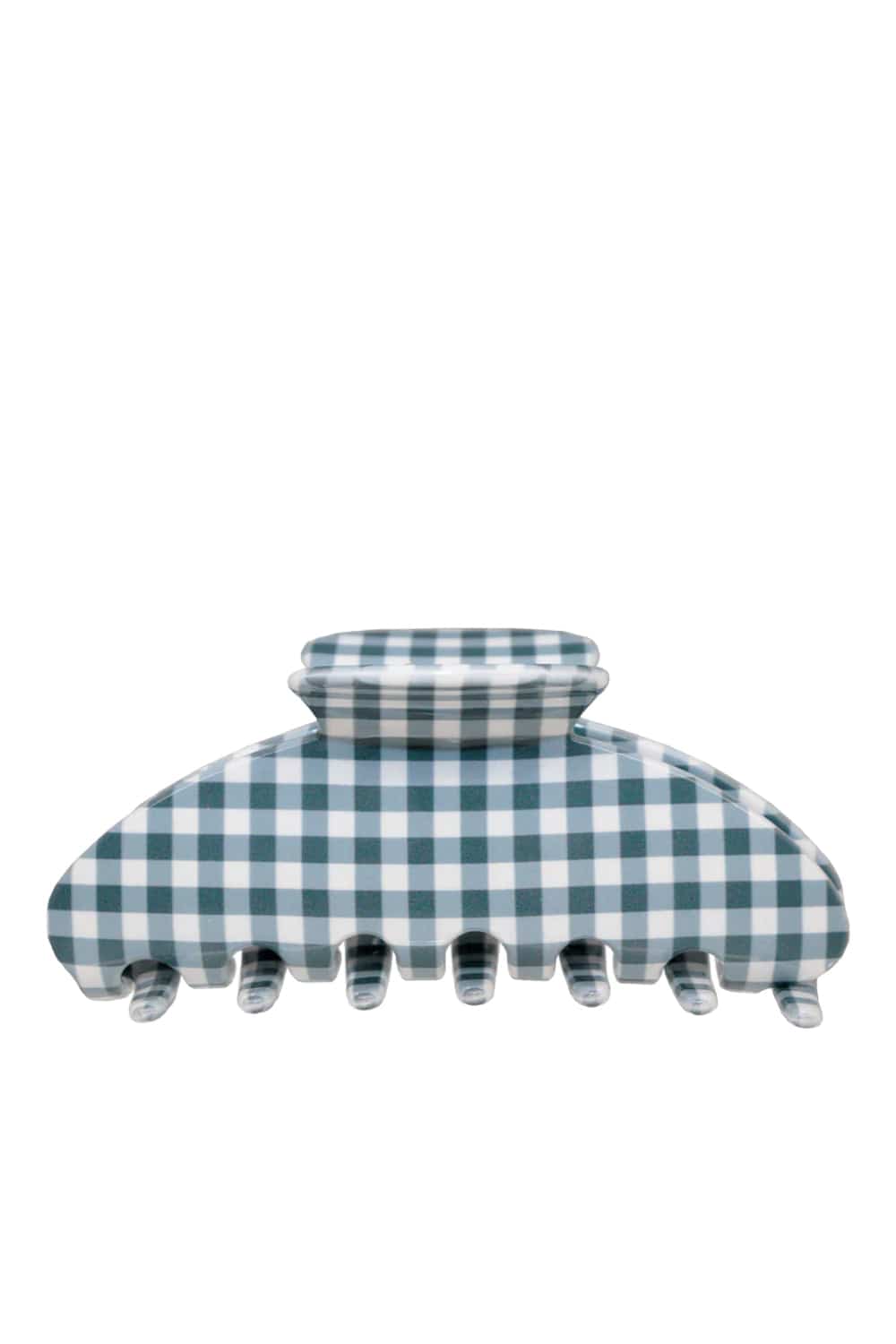 Navy Gingham Big Effing Claw Clip