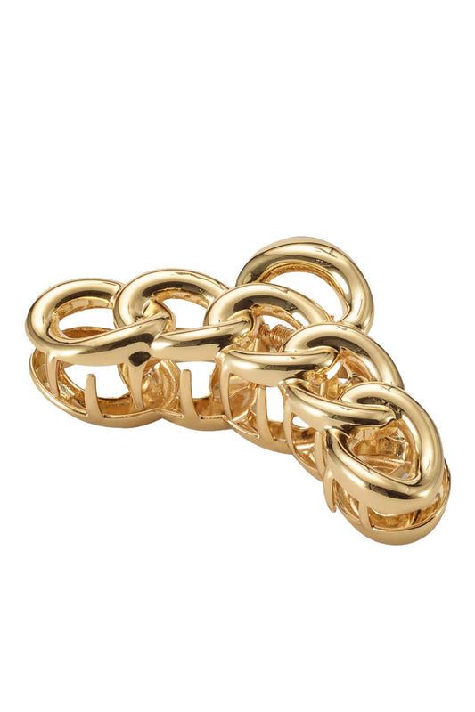 Elena Gold Chain Claw Clip