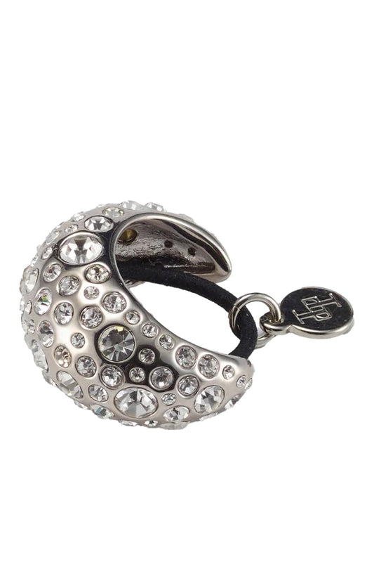 Mini Dome Silver Pave Pony Cuff