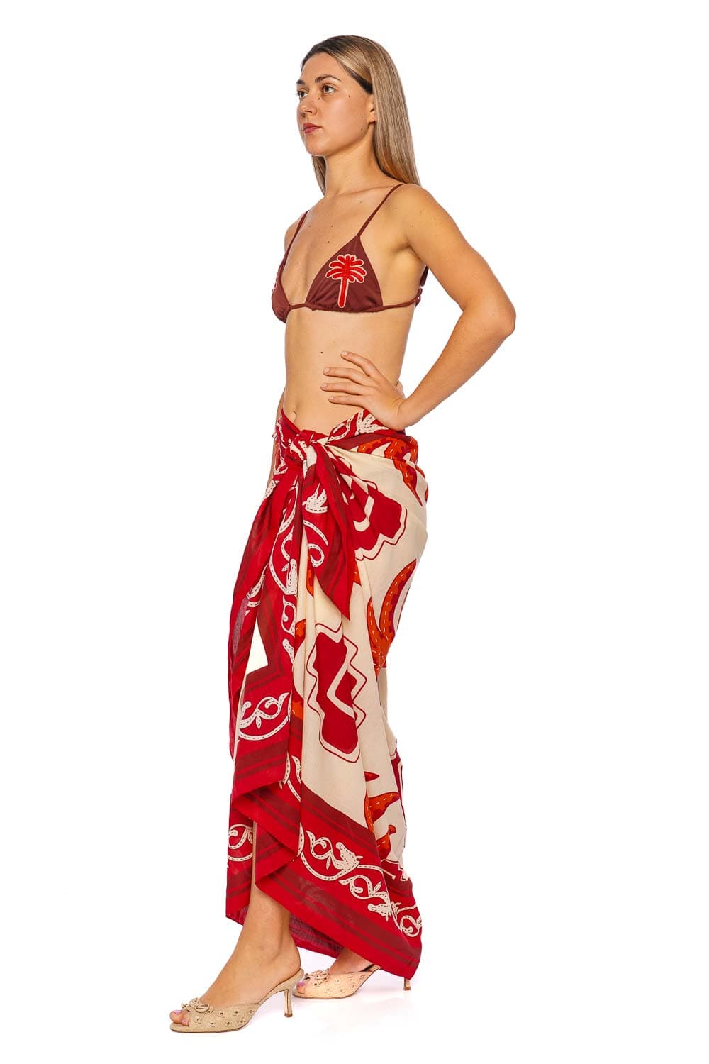 Mexicas Tropical Equestrian Cotton Pareo