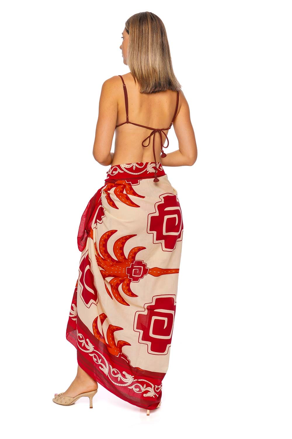 Mexicas Tropical Equestrian Cotton Pareo