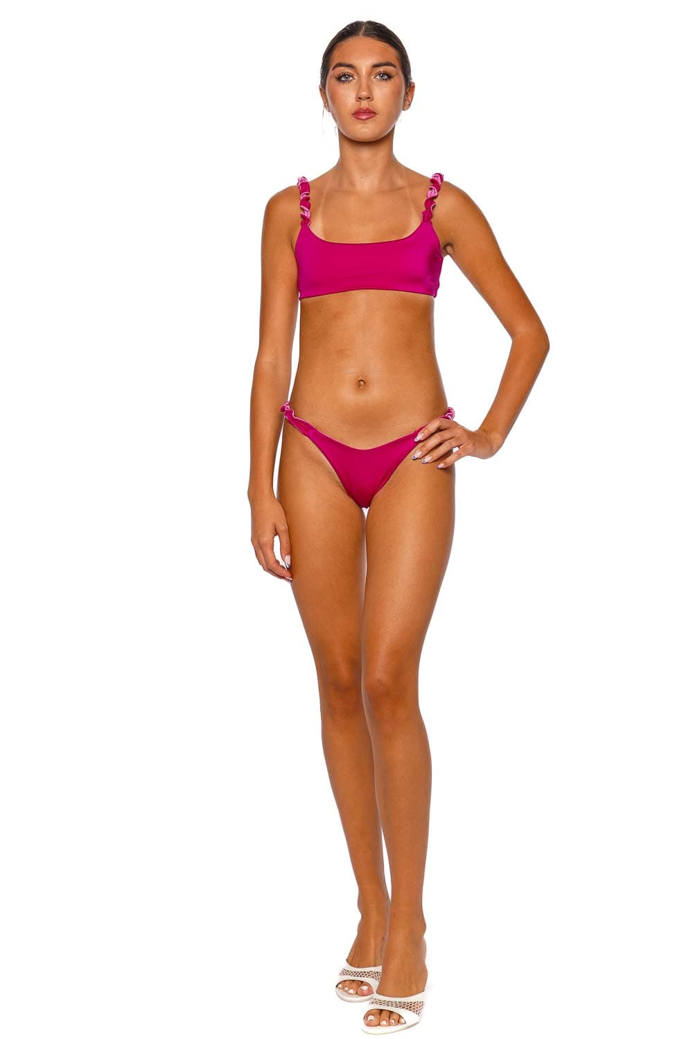 Adele Thamar Ruffled Bikini Bottom