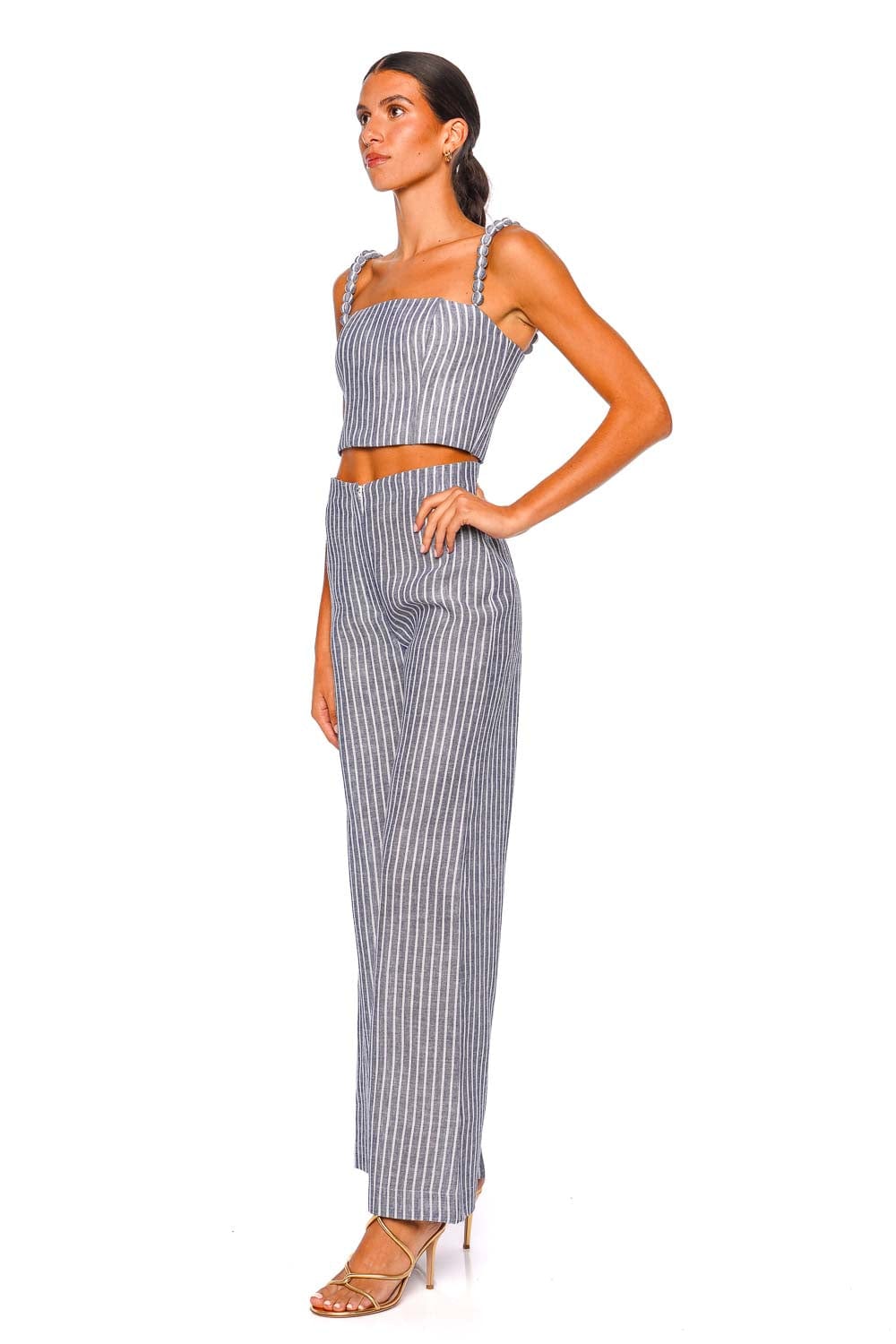 Amor Profundo Striped Wide Leg Pant