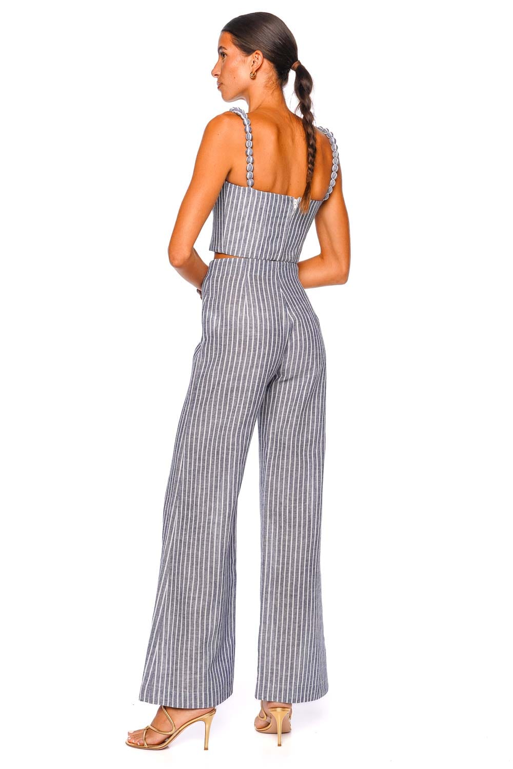 Amor Profundo Striped Wide Leg Pant