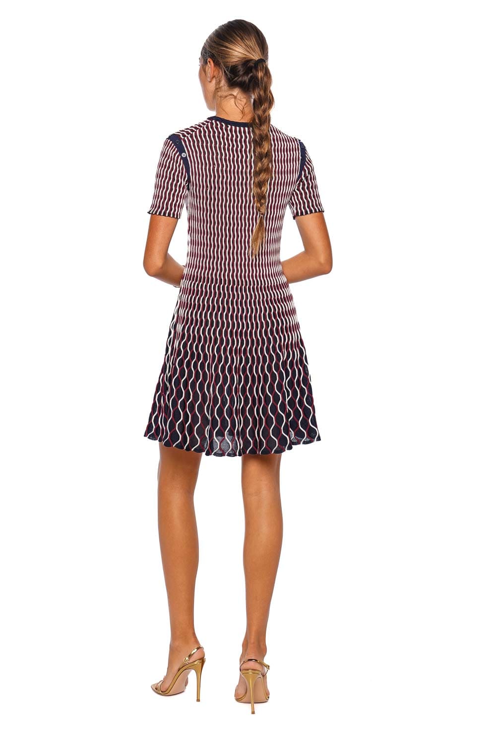 Baylor Short Sleeve Knit Mini Dress