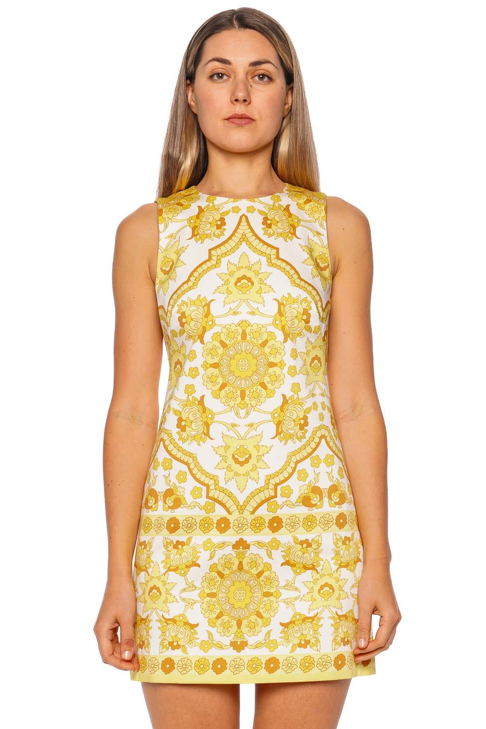 Mackenzie Mystic Yellow Mini Shift Dress